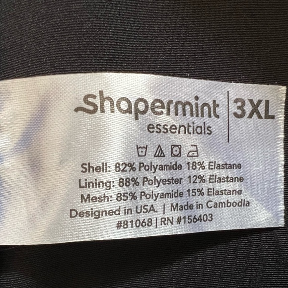 Shapermint NEW High-Waisted Control Bikini Bottom In Black Size 3XL - Picture 12 of 13